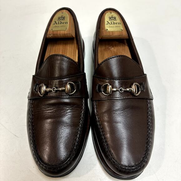 NEW HEELS Rancourt & Co. Horsebit Loafer Dark Brown Calf Made in USA Men's 9.5 - Picture 3 of 13